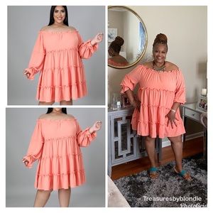 New Arrival!  Curvy Diva Bohemian Baby Doll Dress